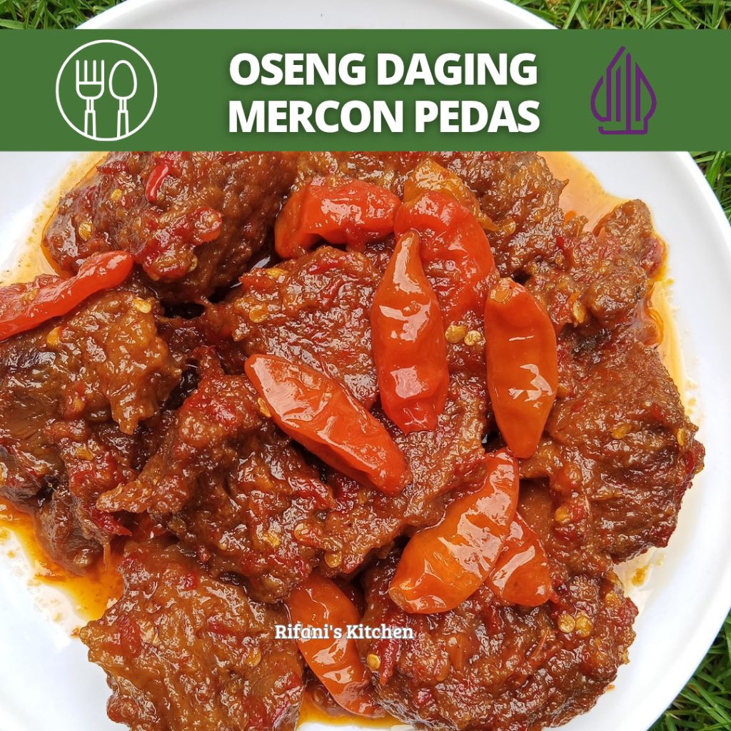 

Oseng Daging Mercon Pedas (220gr) /oseng mercon pedas manis/oseng khas jogja/daging iga mercon