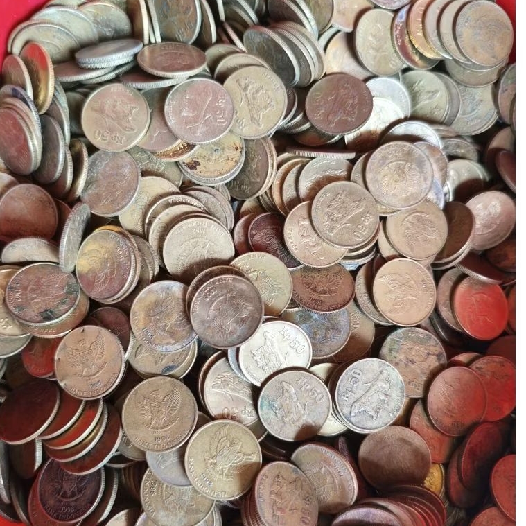 Koleksi Koin Kuno Indonesia 50 Rupiah Komodo