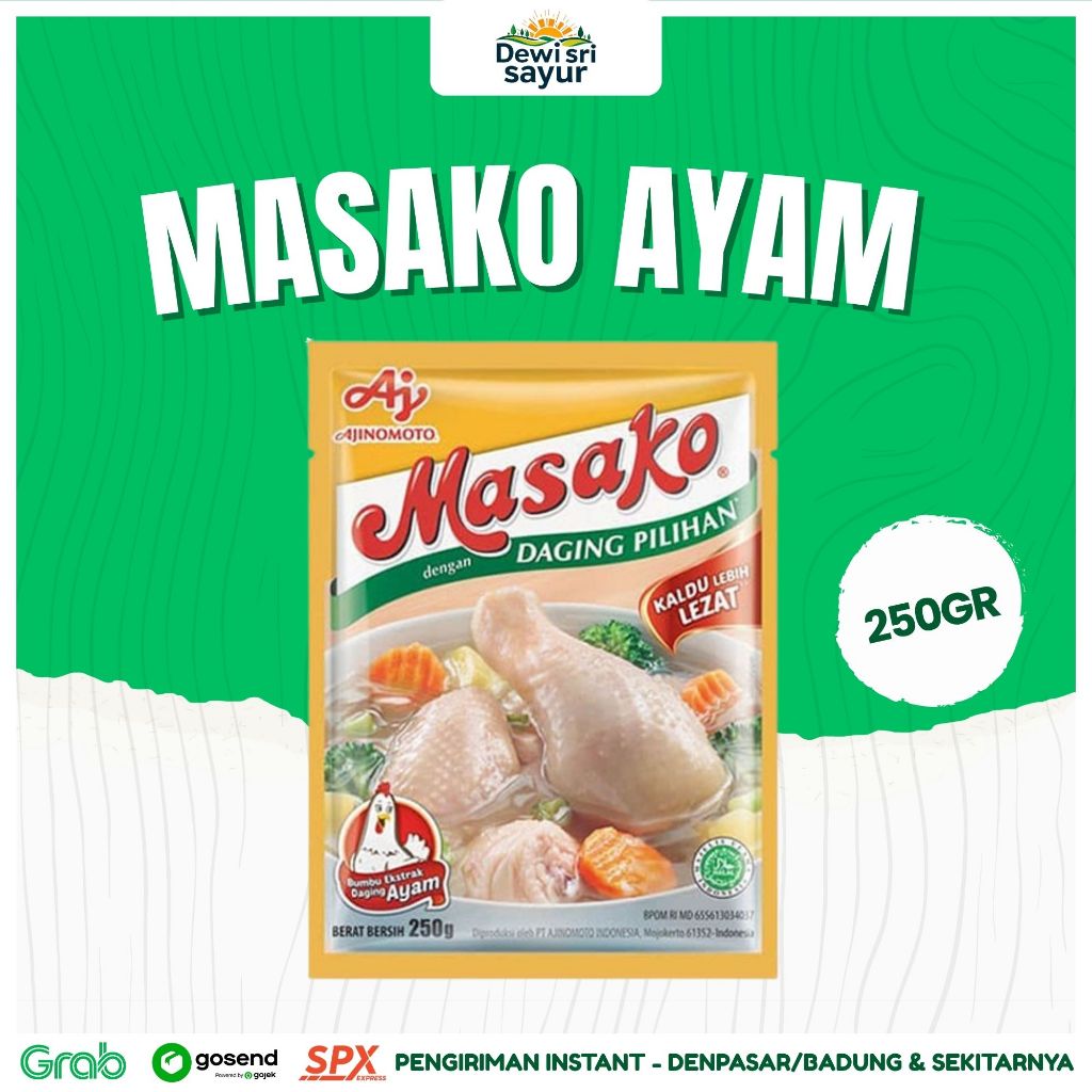 

Masako Ayam 250gr – Dewi Sri Sayur