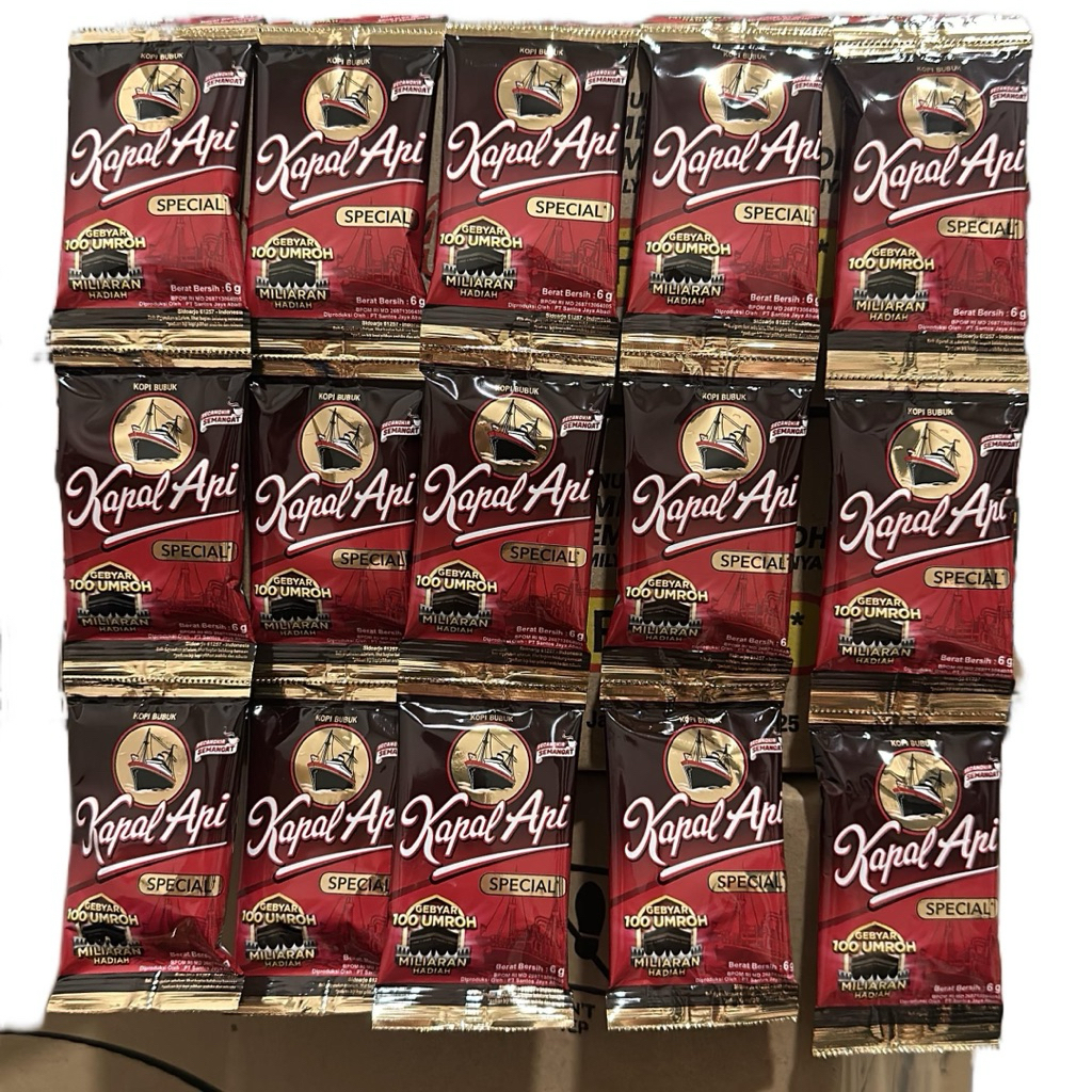 

[50pcs] kapal api mini 6gr coffe bubuk Kopi Coffee Robusta