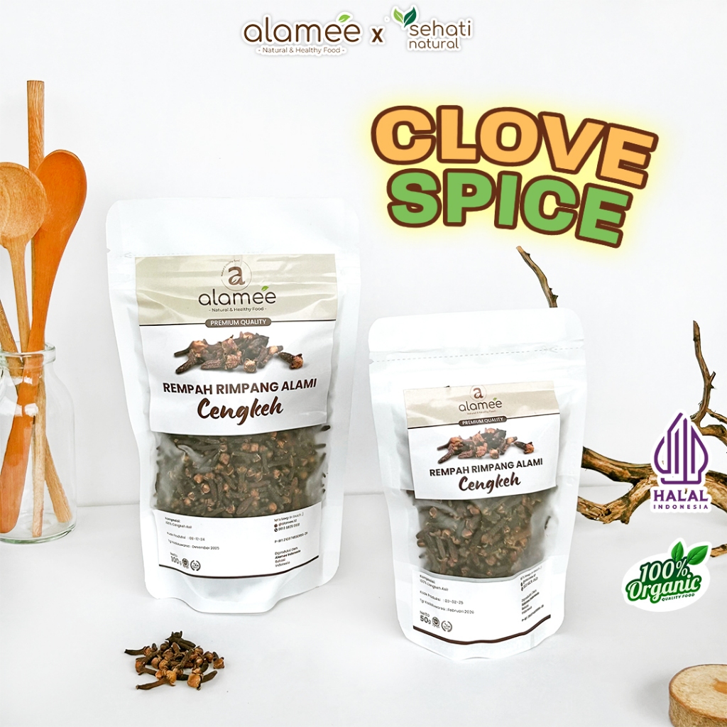 

Cengkeh Rempah Kering Organik Cloves Rimpang Organic Alami Siap Saji 50 Gr
