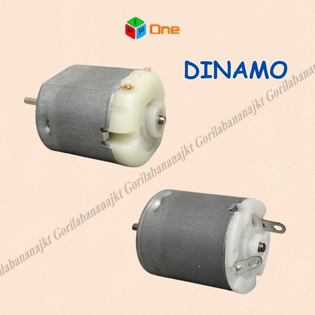 Dinamo Dc Motor Rs 380 3.7V-7.4V RC car remote control car model kotak dan bulat