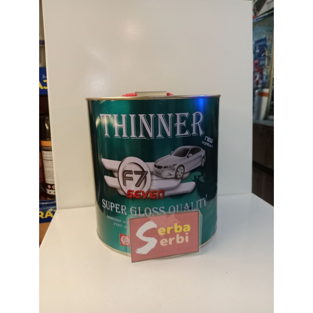 

*GALON F7 BIRU THINNER*Pengencer cat minyak duco seven