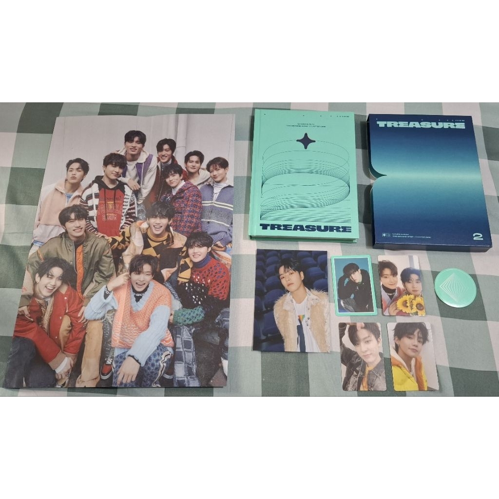 Unsealed Album TREASURE The Second Step : Chapter One Green Ver. (Hyunsuk, Jihoon, Mashiho, Jaehyuk,