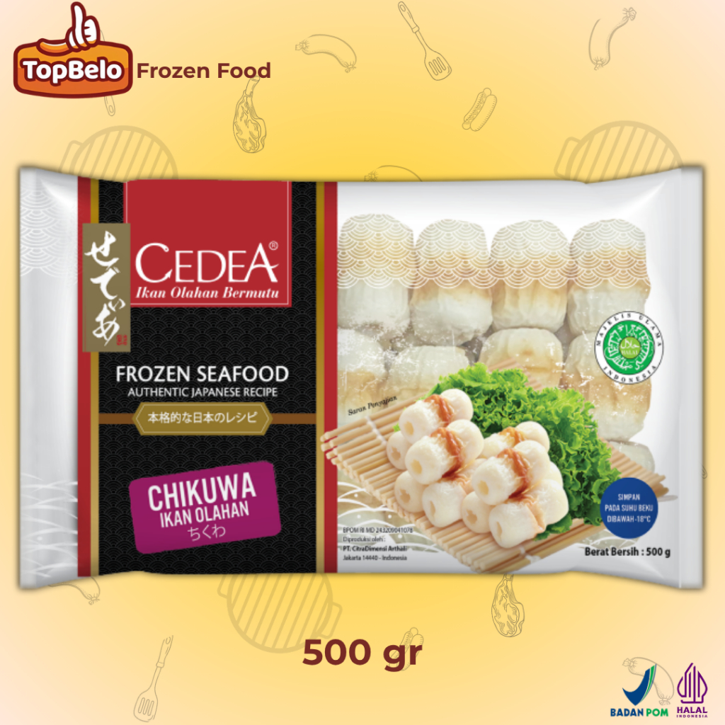 

Cedea Chikuwa Mini Frozen 250-500 Gram - Top Belo Frozen Food