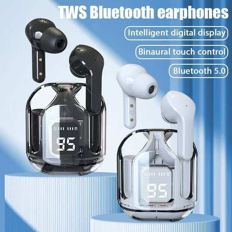 TWS XT16 Headset Bluetooth FULL BASS Bass Stereo Earpiece Lubang Suara Headset Nirkabel Bluetooth