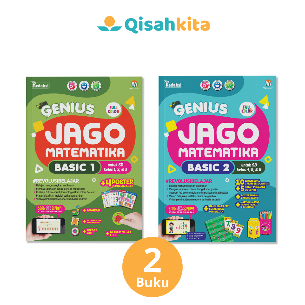 Ziyadbooks Buku Belajar Jago Matematika Basic Edukasi Bacaan Anak Bergambar Kelas 4 5 6 Tahun Tk Sd