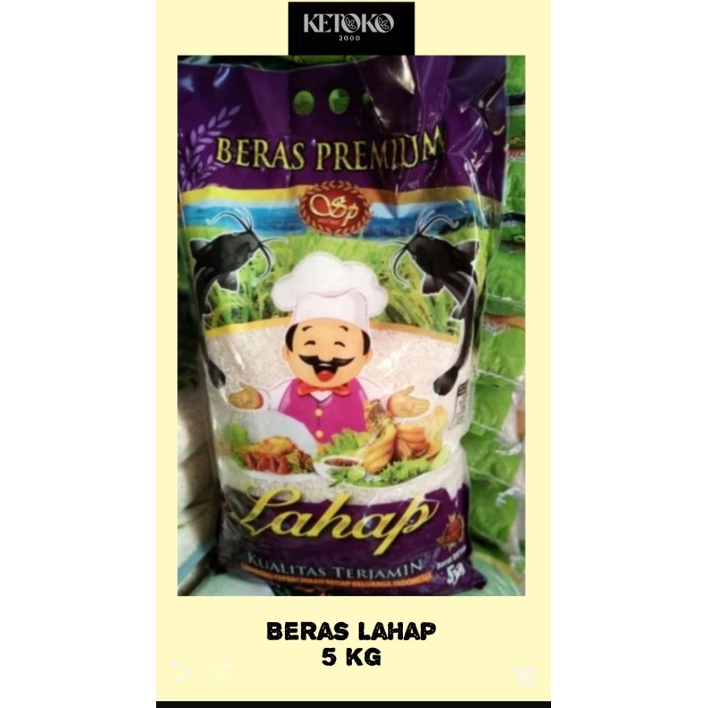 

Beras cap Lahap 5 kg
