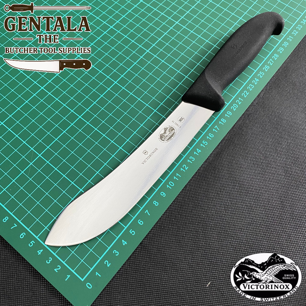 Pisau Butcher Sembelih Victorinox Bullnose Knife 18cm Fibrox 5.7403.18