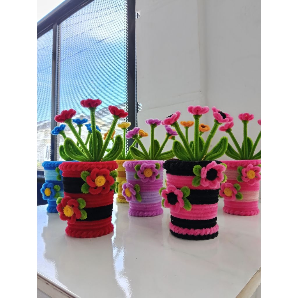 PenHolder Handmade/PenHolder Lucu/PenHolder Bunga/PenHolder Bunga Tuing/PenHolder Gemes
