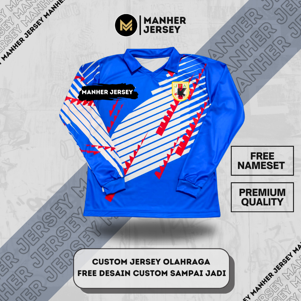 JERSEY JAPAN JEPANG 1994 RETRO VINTAGE FULL PRINTING