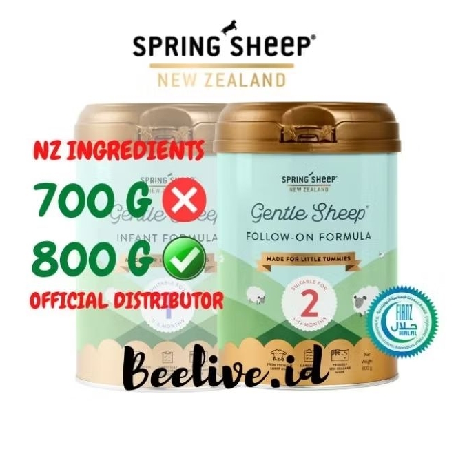 

Susu Domba Spring Sheep Gentle Sheep Baby Infant Milk 800gr bukan Bellamys karihome oli6 s26 nature one organic