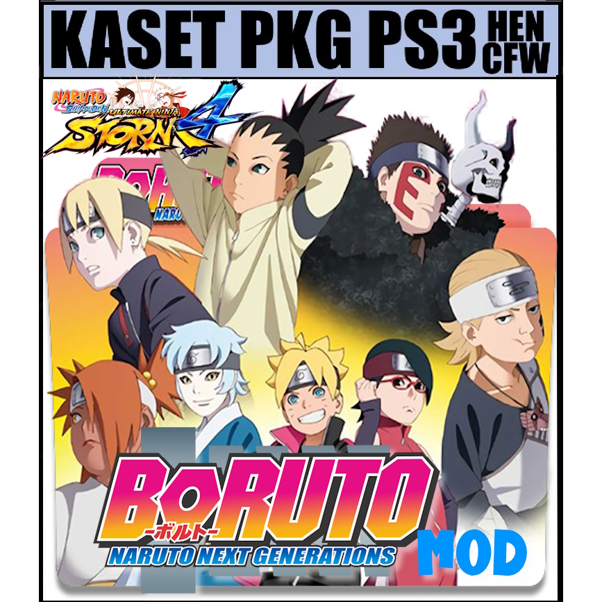 Kaset pkg ps3 naruto mod boruto