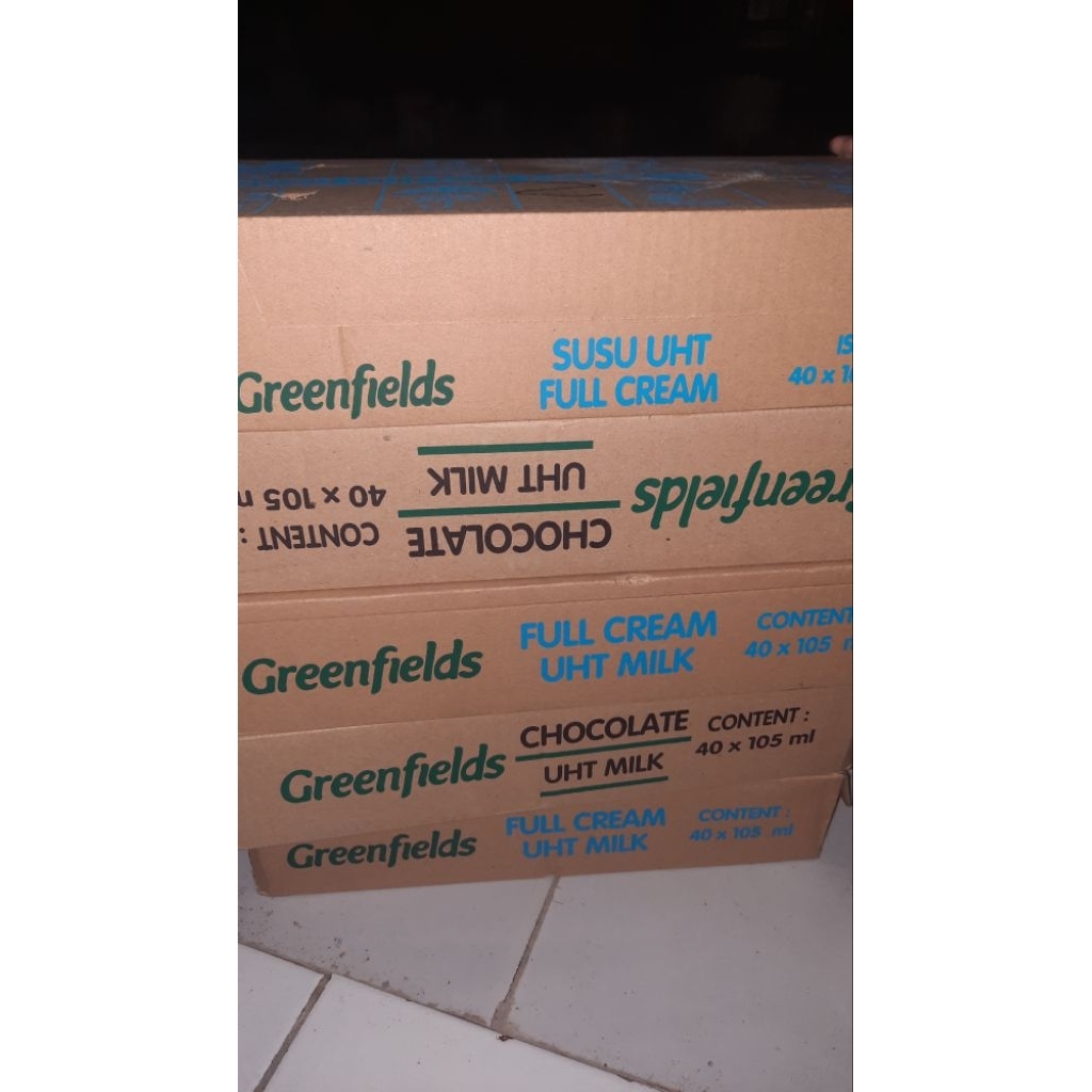 

Susu Greenfields UHT kartonan