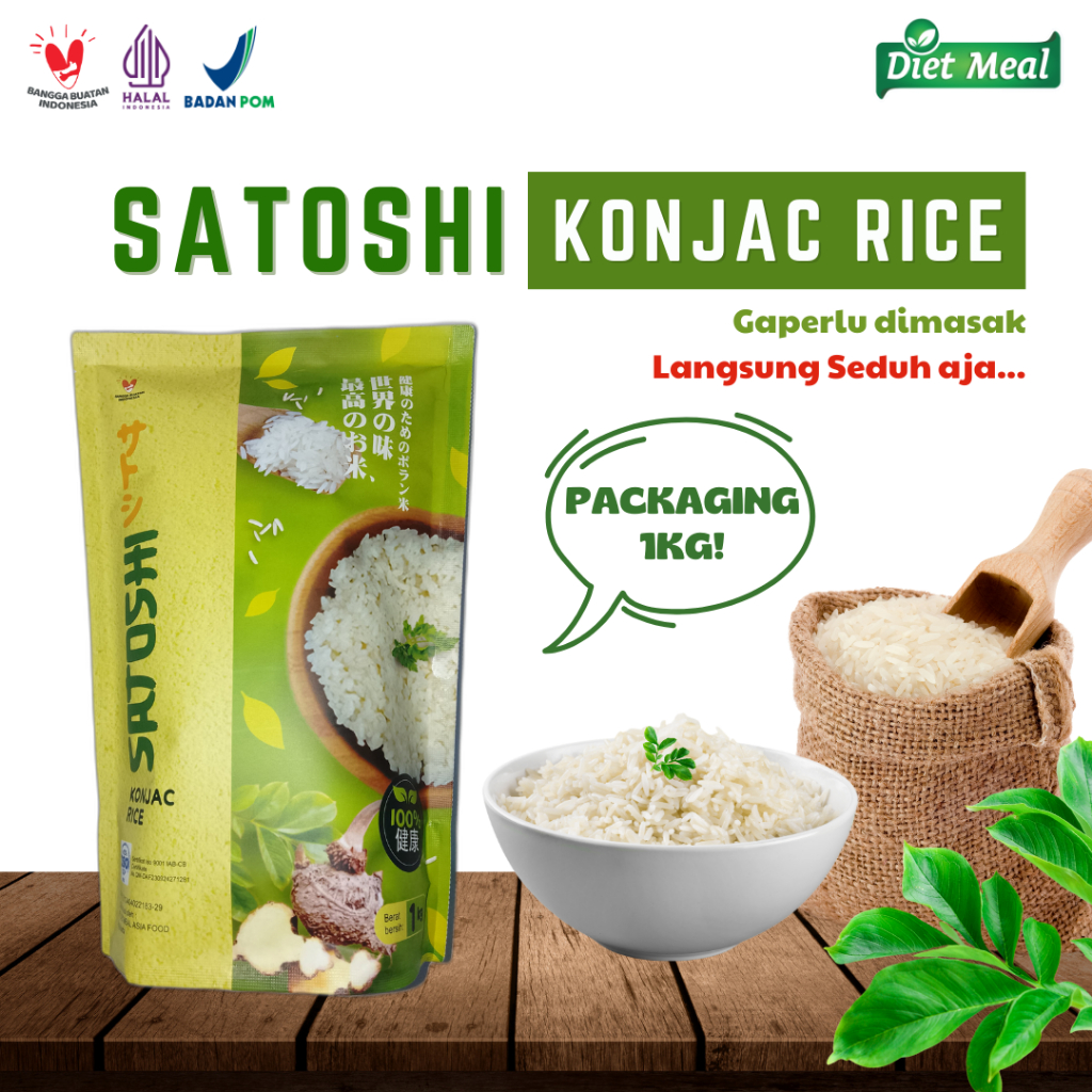

Beras Porang Satoshi 1KG Shirataki / Shirataki Rice