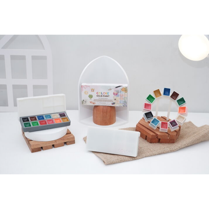 

COLORE Solid Paint Solid Watercolor 12 Warna
