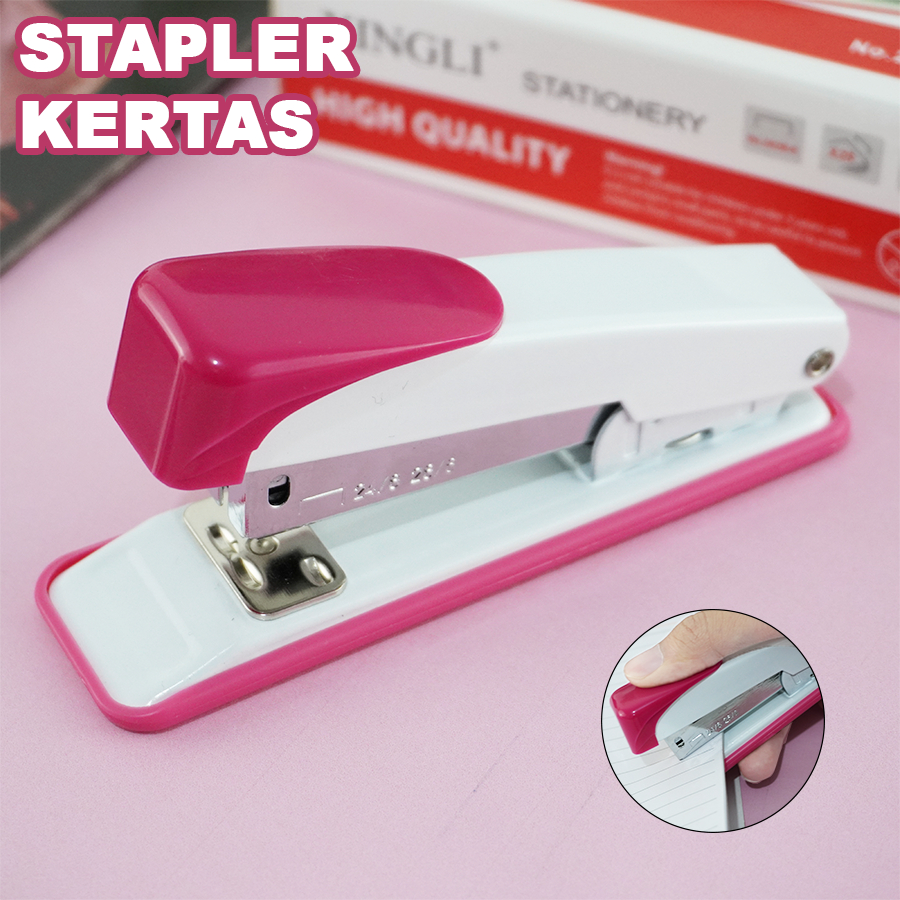 

Stapler Kertas Hektar XL 25 Sheets Size Besar Jilid Buku isi no. 24/26 Perlengkapan Kantor GJ-070203