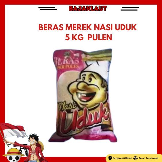 

BERAS Premium harga terjangkau MEREK NASI UDUK 5 KG PULEN tanpa pengawet dan harum harum