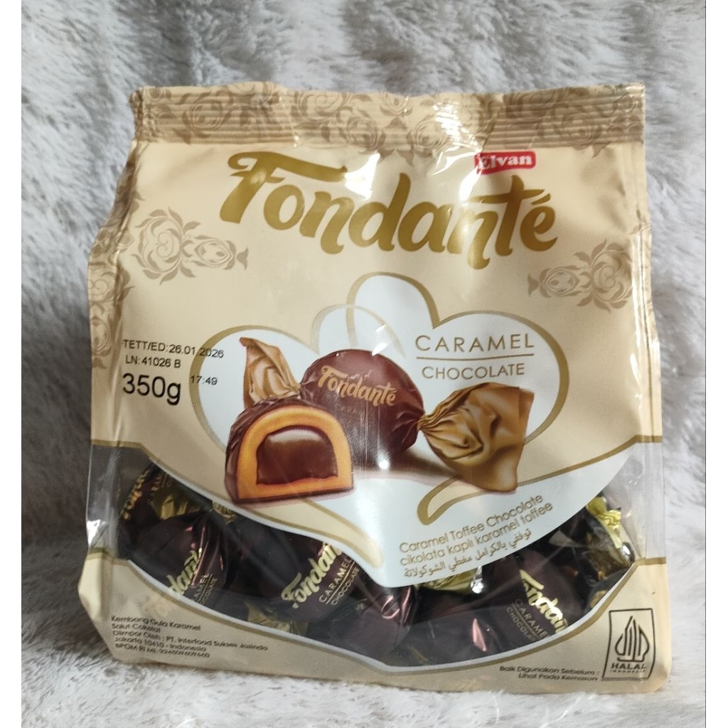

HARGA PROMO Elvan Fondante Chocolate Caramel/Kembang Gula Isi Coklat 350 gr