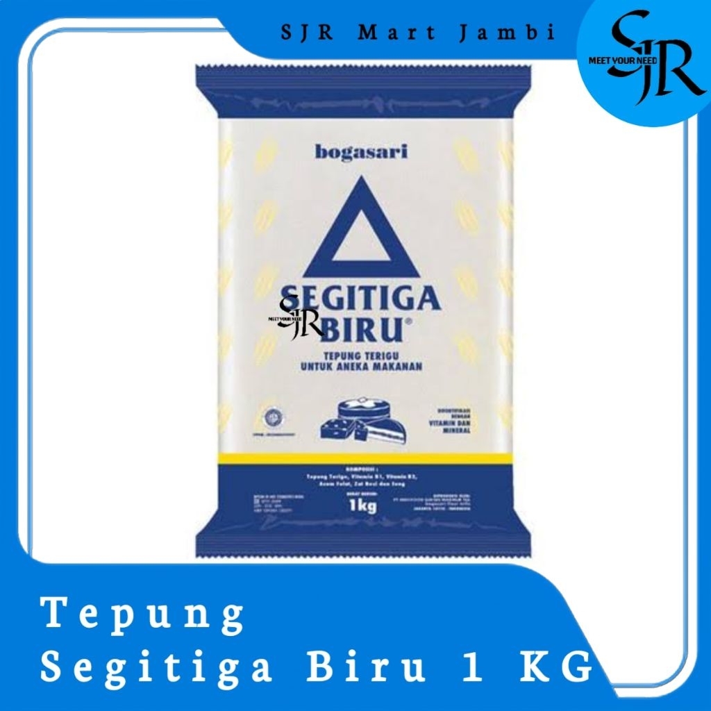 

[Tepung] Segitiga Biru Tepung Terigu | Kemasan 1kg