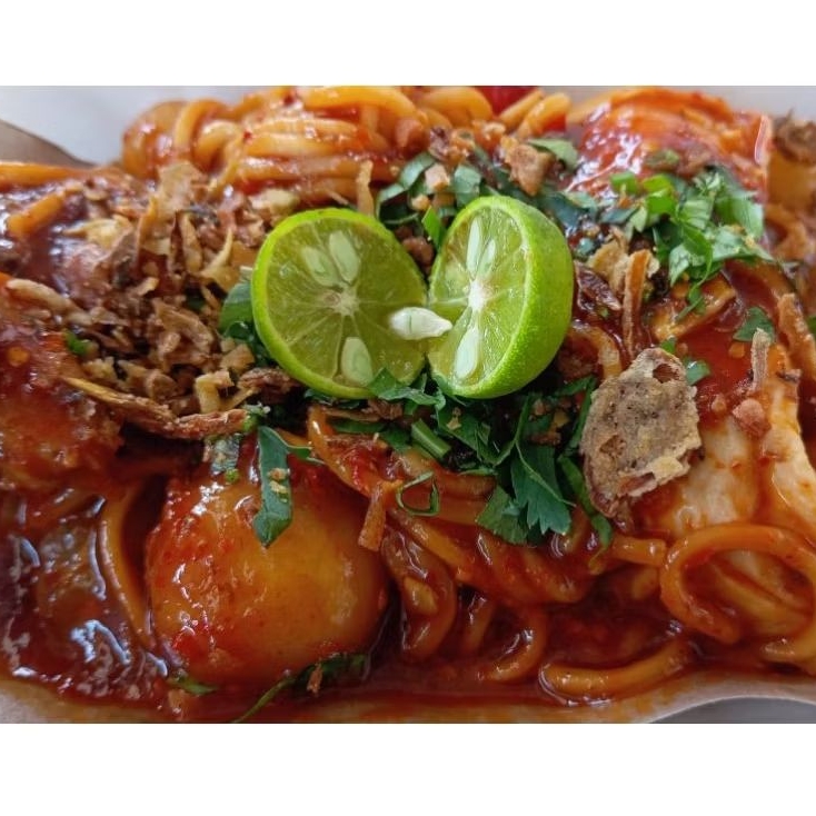 

mie yamin pedas manis gurih cikruh