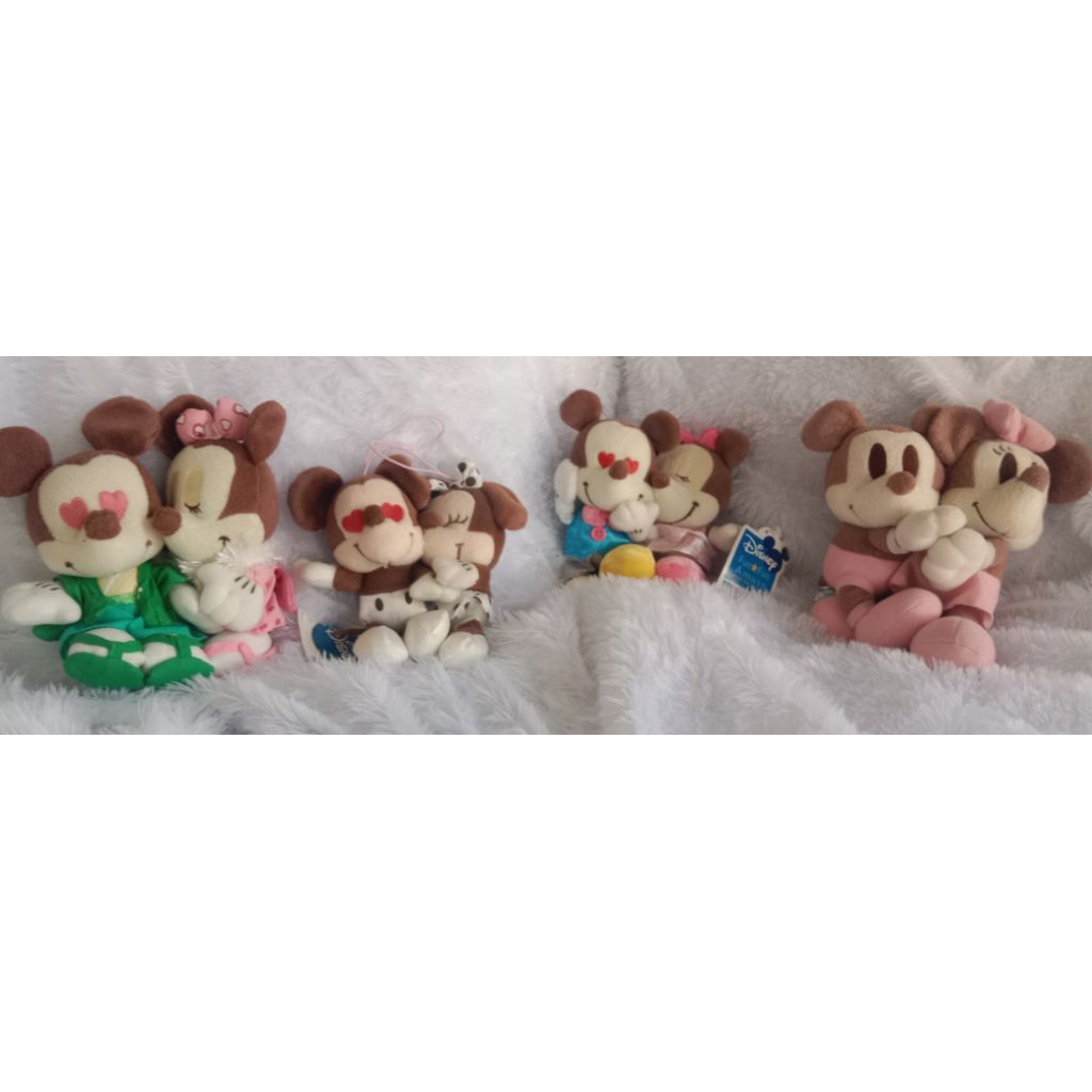 Boneka Kecil Keychain Mickey Minnie Mouse Ori Sega Disney