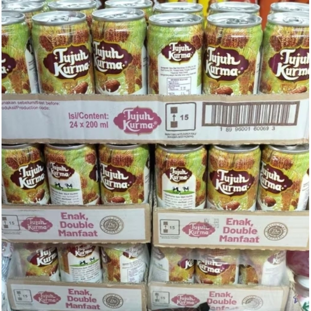 

Tujuh Kurma Susu Steril 1 Pack isi 12 pcs @189ml