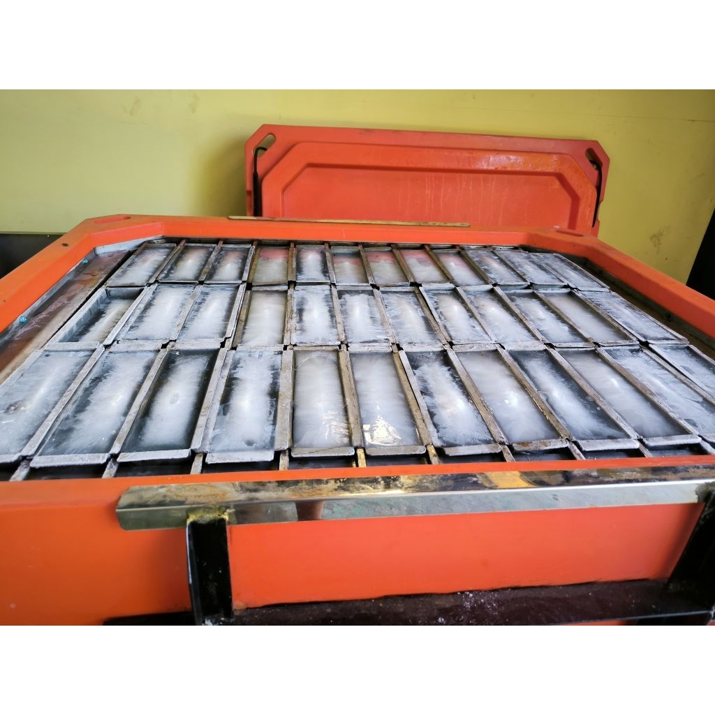 MESIN CETAK BATU ES CEPAT TIPE TURBO 1 TON