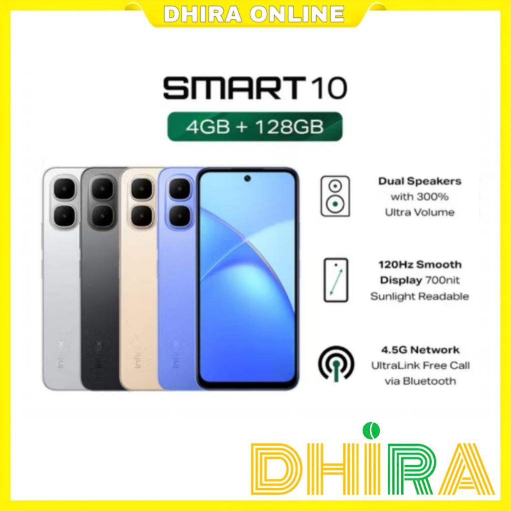 Infinix Smart 10 Ram 4/128 Garansi Resmi