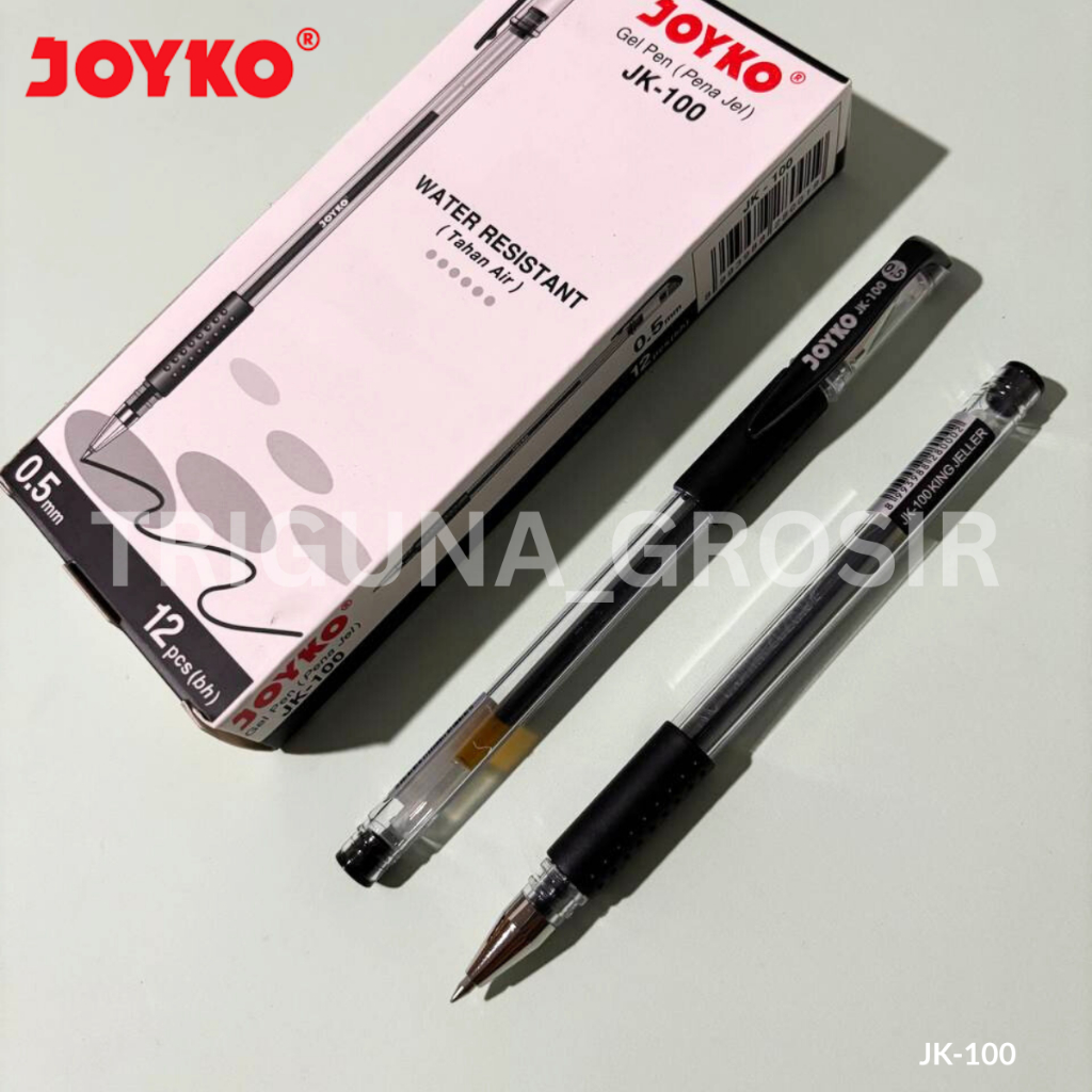 

Joyko Gel Pen JK-100 Pulpen Gel Hitam 0.5mm