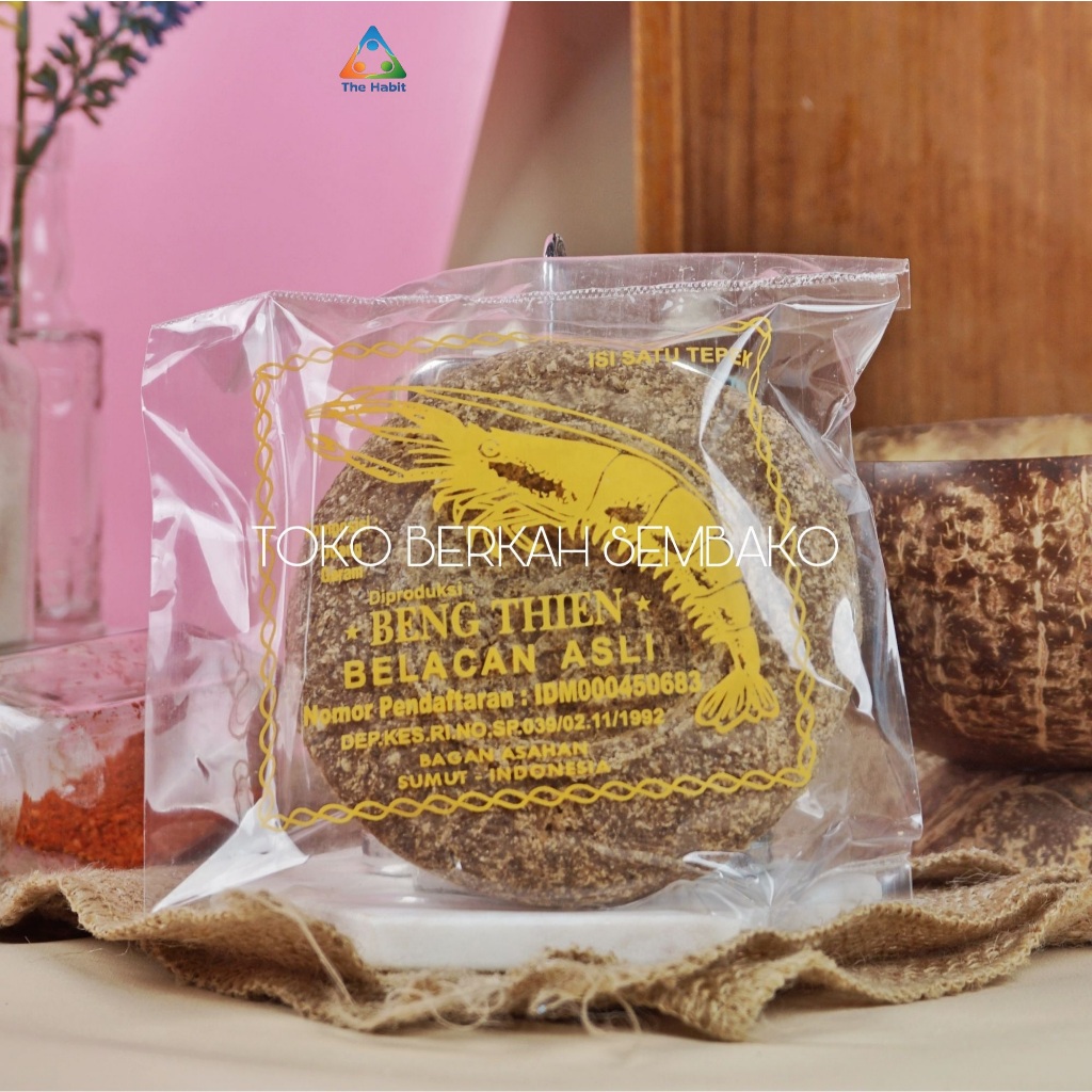 

(The Habit) Terasi Udang Beng Thien Asli Belacan Medan 150gr