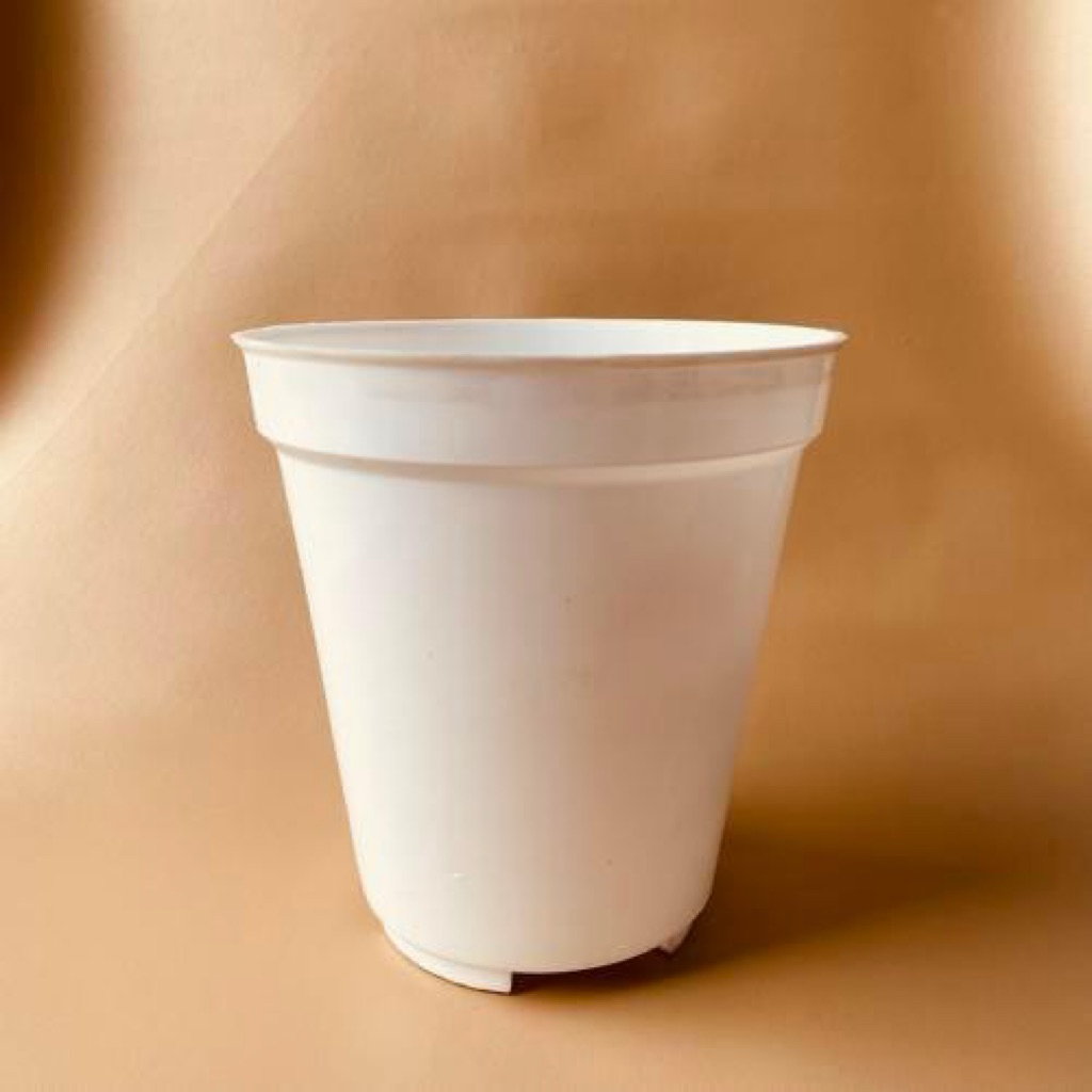 Pot SV Putih 30cm / Pot Bunga / Pot Tanaman Tinggi