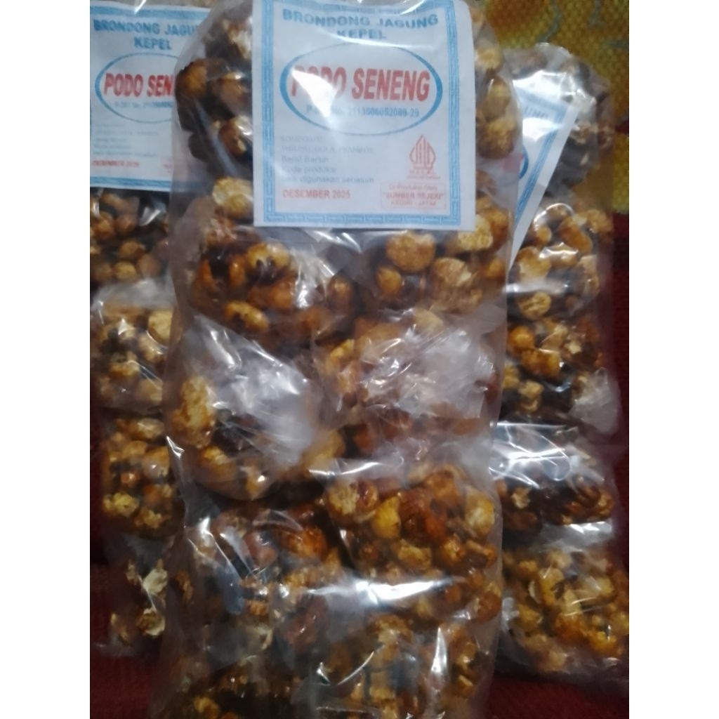 

Brondong jagung kepal per pack isi 10 pcs