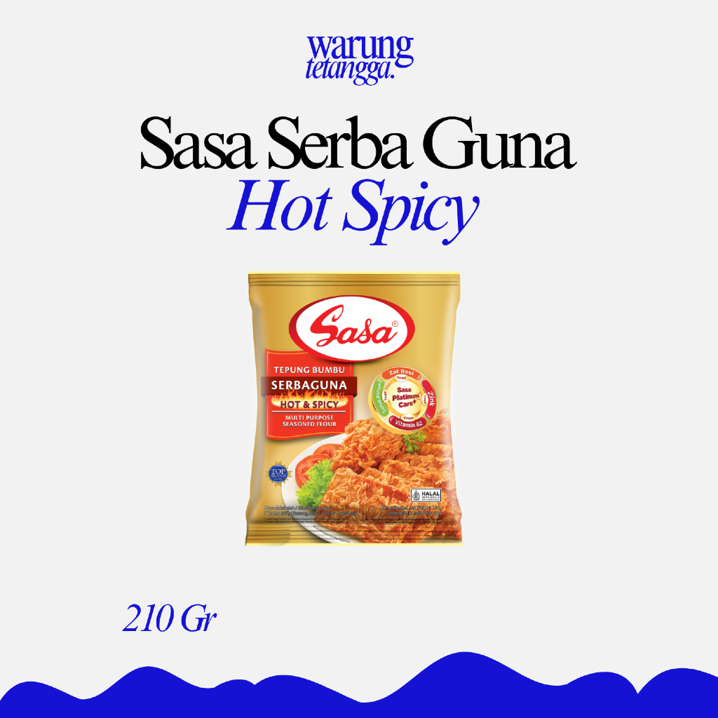 

SASA TEPUNG SERBA GUNA HOT SPICY 210 GR 70 GR