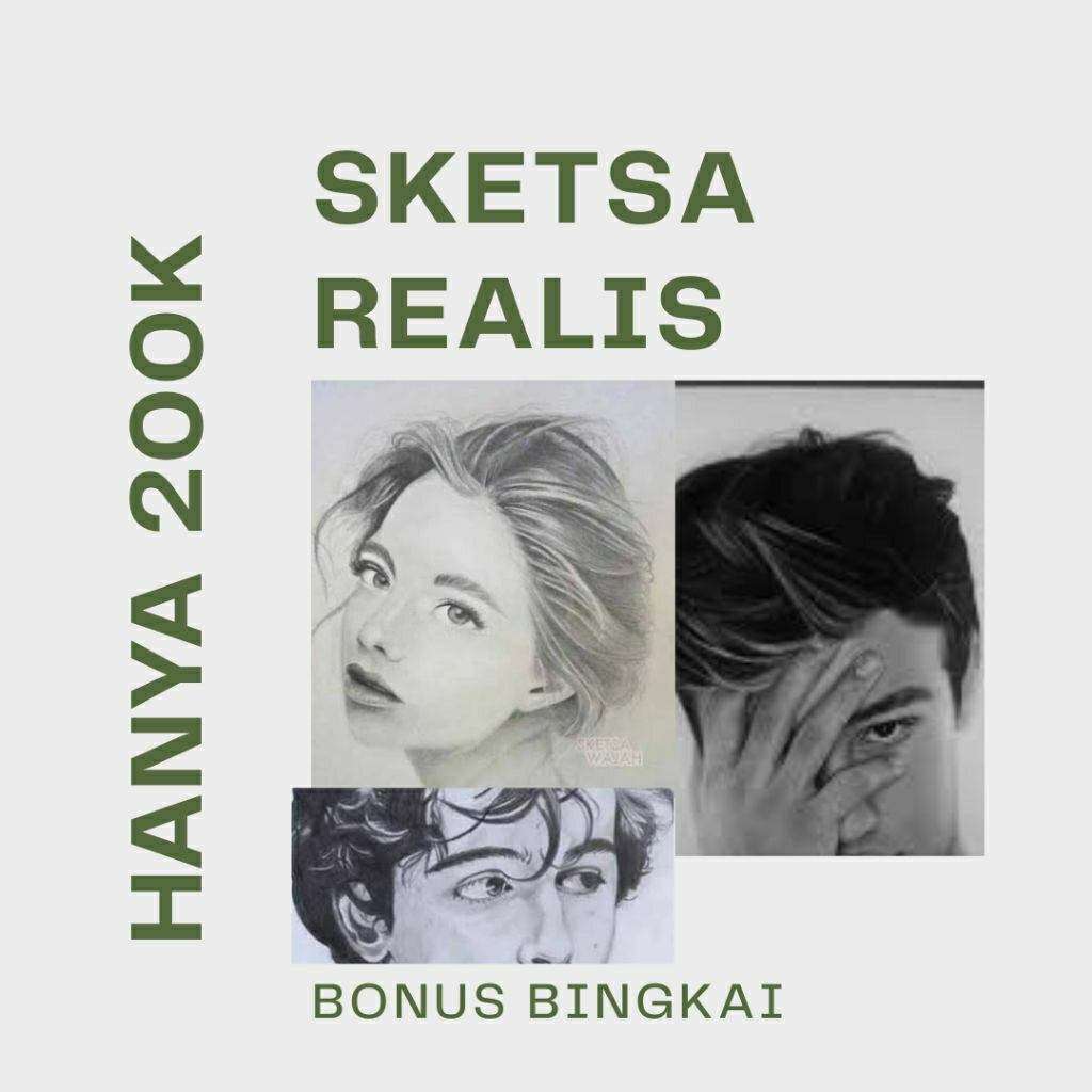 

GAMBAR SKETSA REALIS
