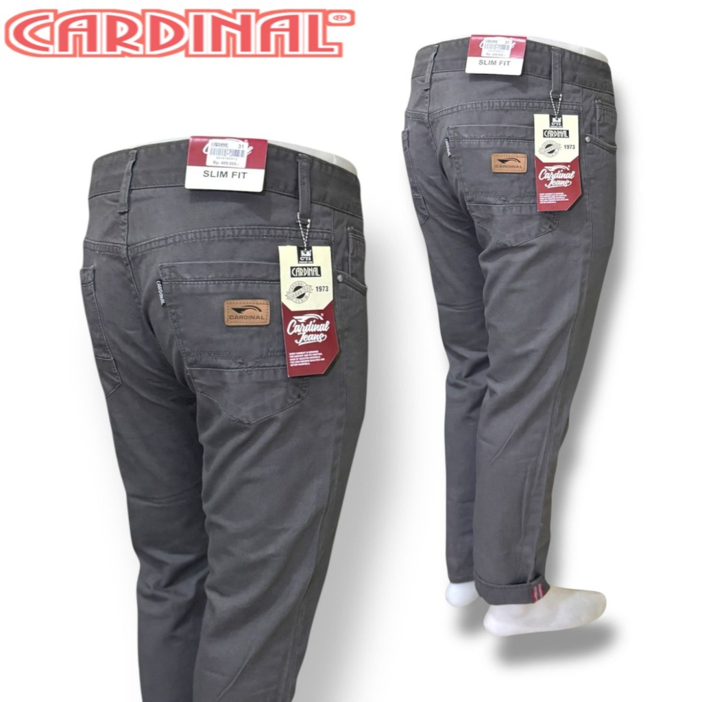 Celana Panjang Cardinal Casual Pria Dewasa//Celana Kanvas Cardinal Original//Bahan 100% Katun