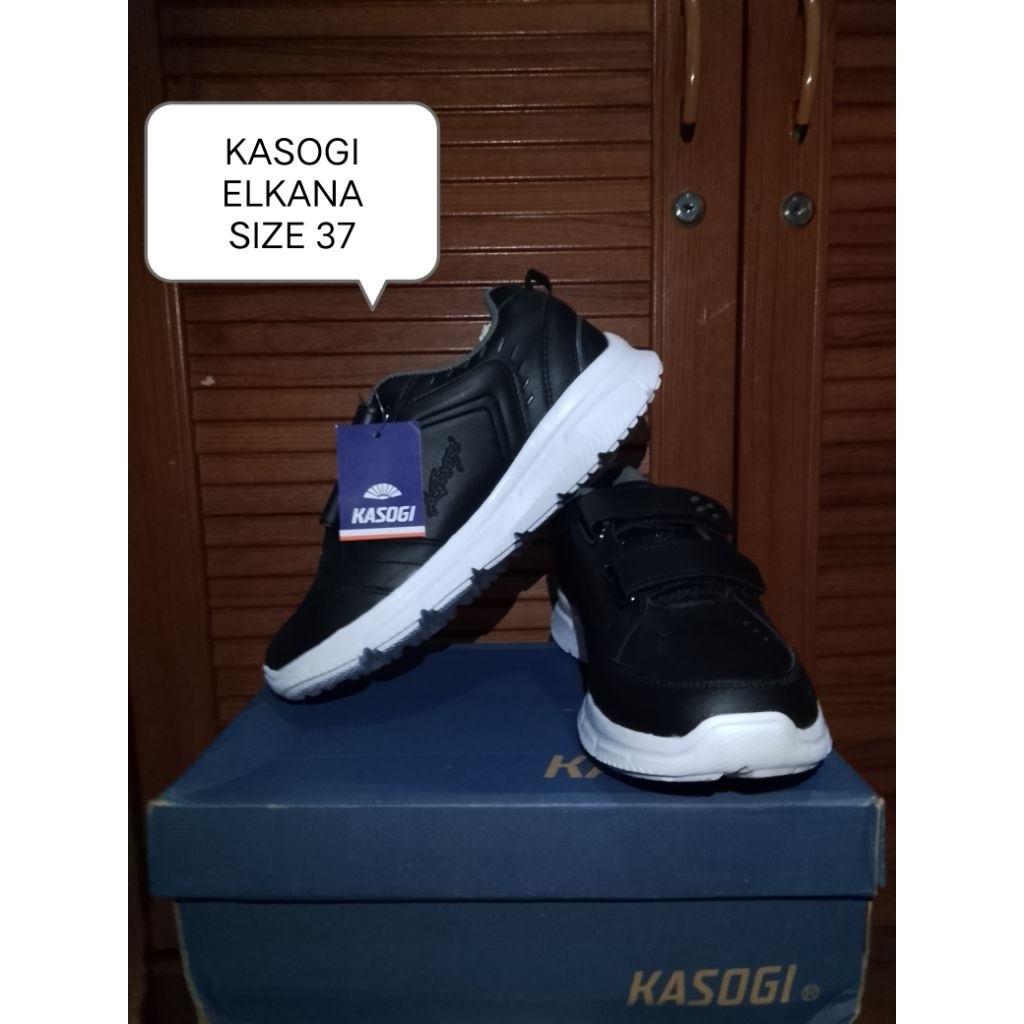 Kasogi Elkana Sepatu Hitam