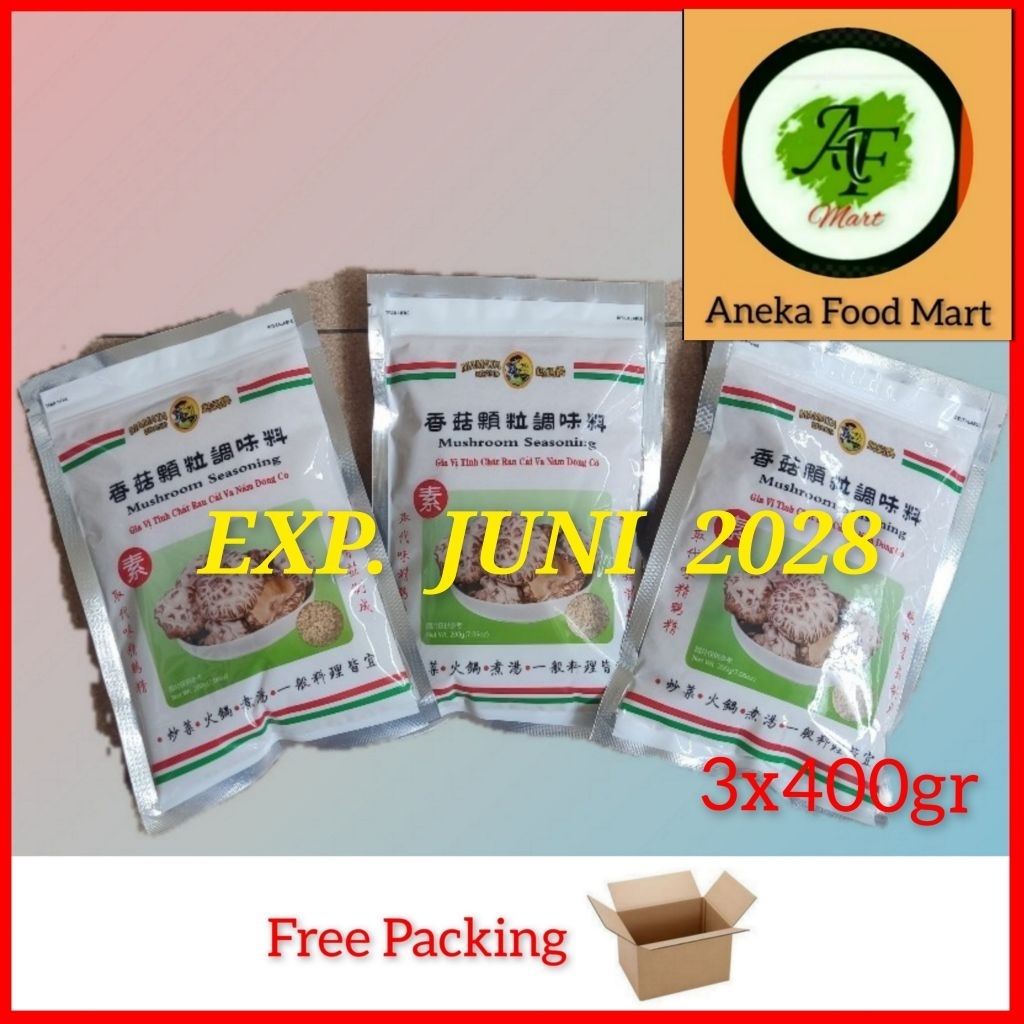 

Mamata Mushroom seasoning 400gr/ Mamata Kaldu Jamur/ Mushroom Seasoning Powder/ Penyedap Masakan/ Bumbu Kaldu Jamur/ Totole/ Herring Brand/ Sunbay/ mokoceng/ vegetalk kaldu jamur