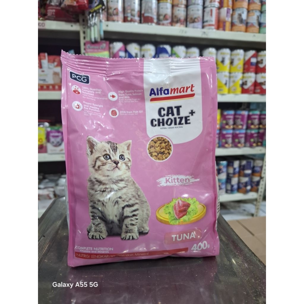 Makanan Kucing Cat Choize Plus|Cat Choize Plus Kitten Tuna 400gram