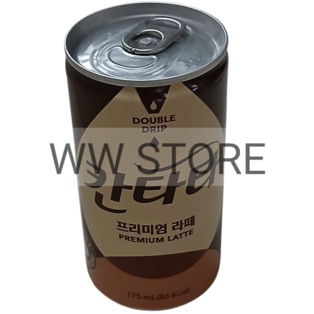 

Minuman kopi susu Korea Korean LOTTE CHILSUNG CHIL SUNG DOUBLE DRIP Cantata 100% Arabica Bean Beans Blend PREMIUM LATTE coffee drink 175ml
