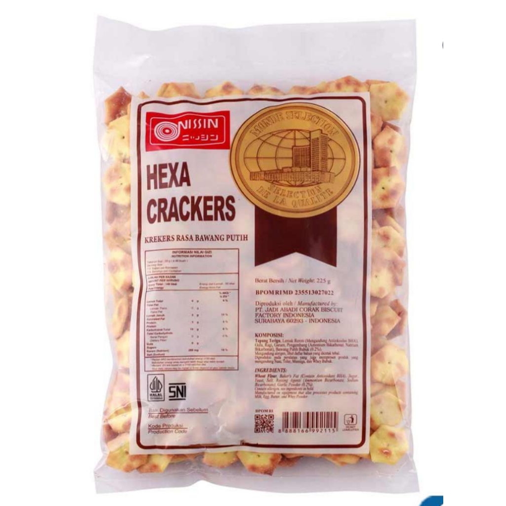 

Nissin hexa biskuit crackers 225g