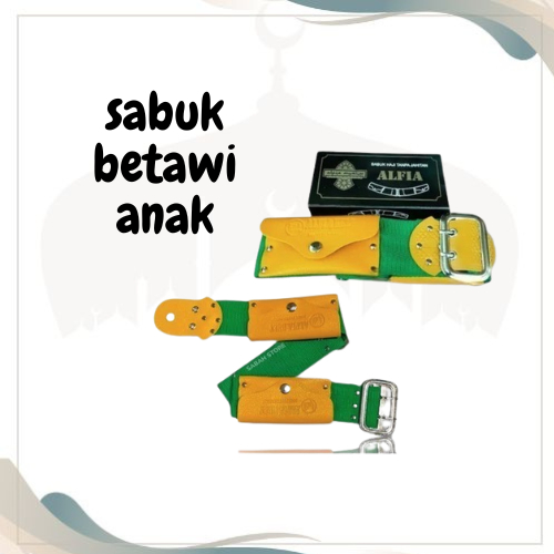 SABUK HAJI ANAK ANAK SABUK BETAWI/BELT HAJI/SABUK TANPA JAHITAN