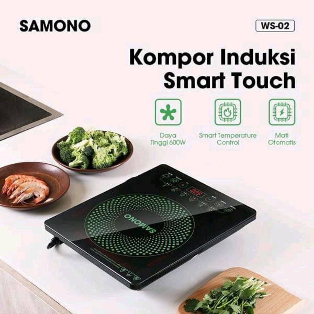 Samono Ws02 Kompor Listrik Low Watt Waterproof Kompor Induksi Samono Ws 02 Kompor Listrik Induksi Sa