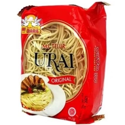 

mie urai merk burung dara harga satuan ya yg tertera