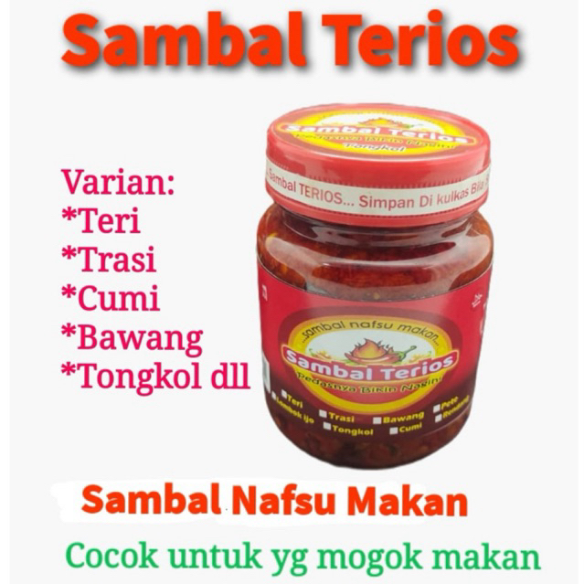 

Sambal Terios Pedas Nagih - Sambal Rumahan Isi Teri Cumi Pete Tongkol