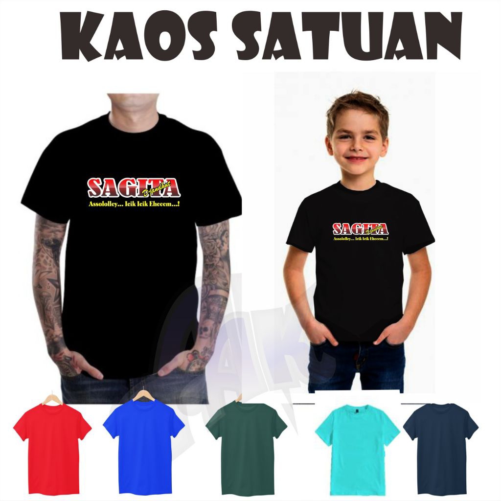 kaos group dangdut sagita tersedia ukuran dewasa/ anak