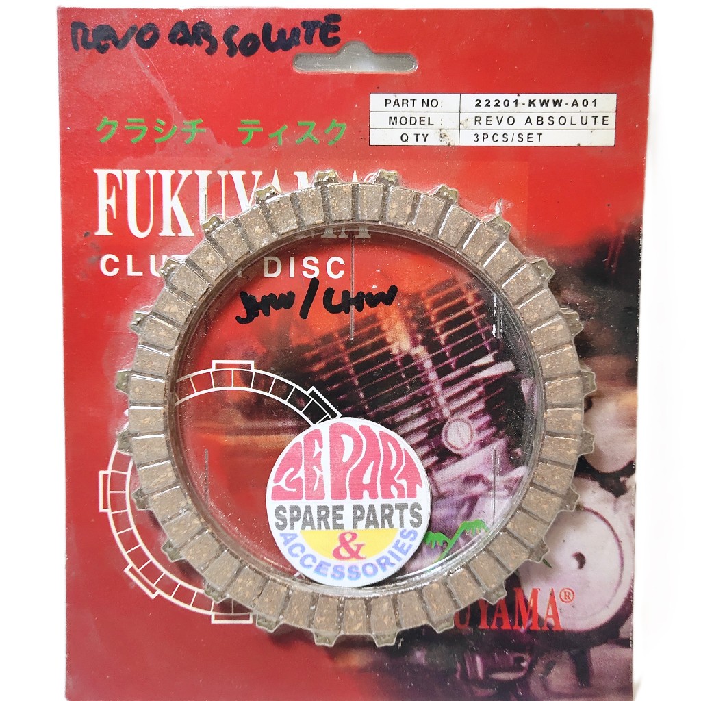 Kampas Plat kopling Revo Absolute Set 22201-KWW-A01