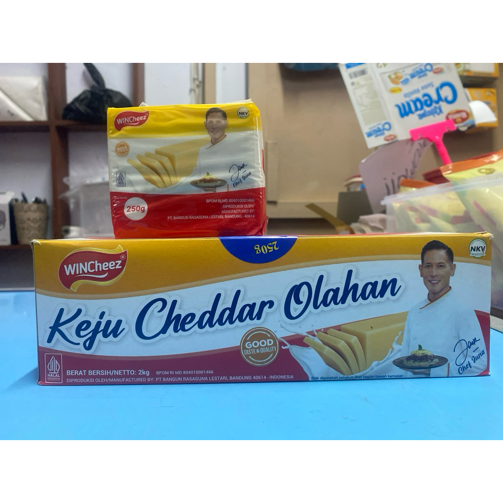 

keju wincheez box 2kg @250gram