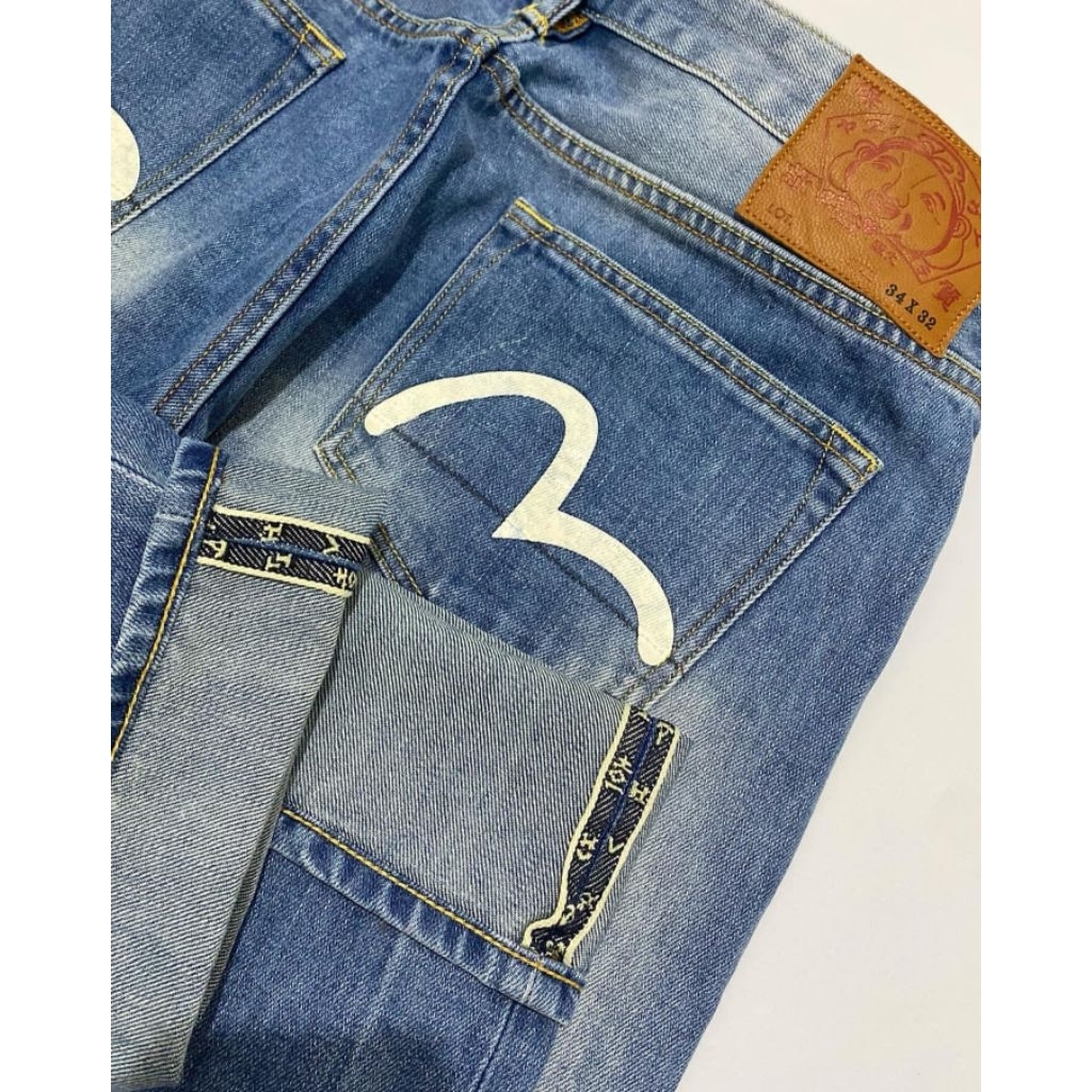 celana evisu kuro selvedge