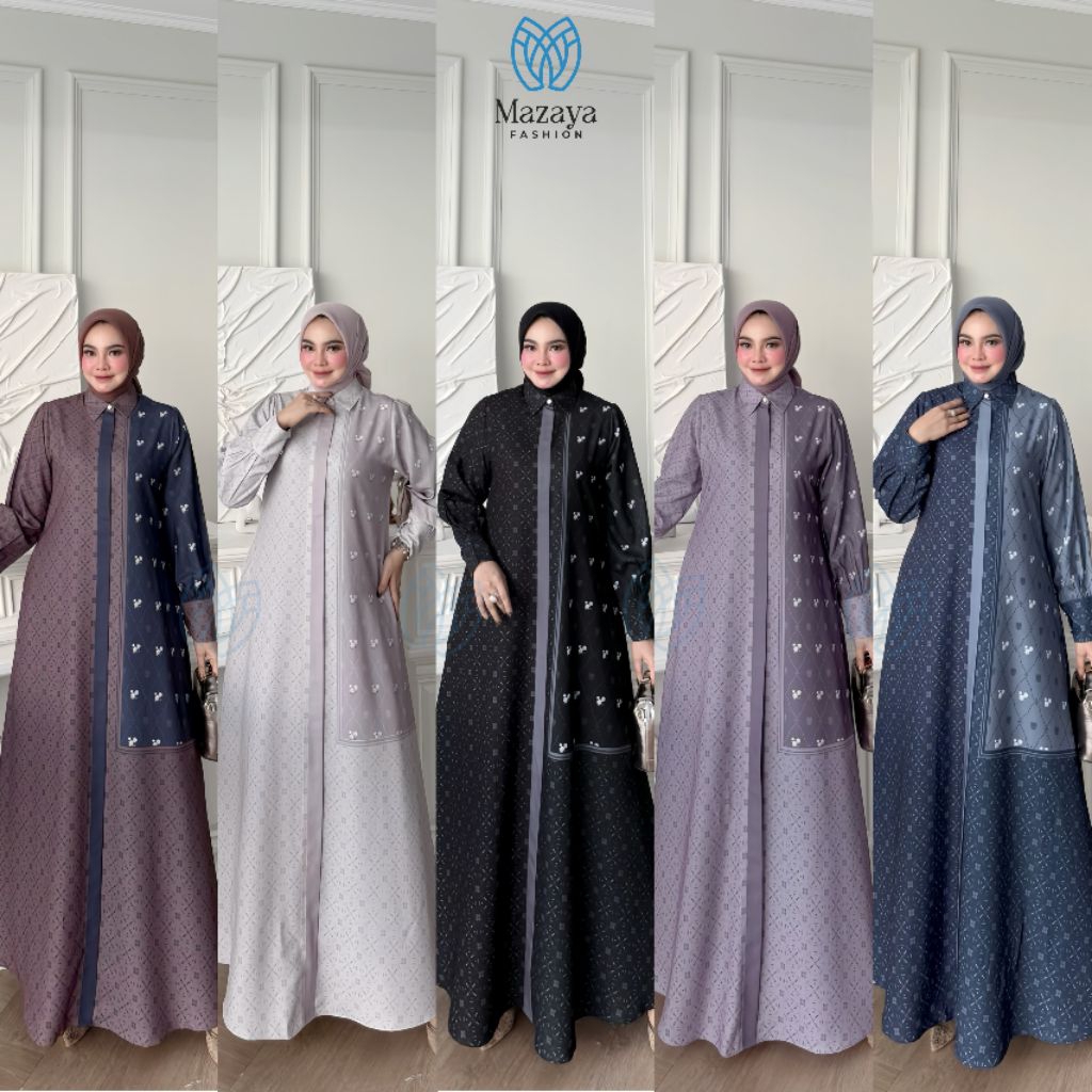 SYAKIRA DRESS BY MAZAYA FASHION ORIGINAL